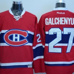 Canadiens #27 Alex Galchenyuk Red New CH Stitched Jersey