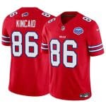 Buffalo Bills #86 Dalton Kincaid Red 2025 F.U.S.E. With Farewell Patch Vapor Untouchable Limited Stitched Jersey