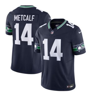 Seattle Seahawks #14 DK Metcalf 2023 F.U.S.E. Navy Limited Stitched Jersey