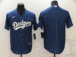 Los Angeles Dodgers Blank Navy Cool Base Stitched Jersey