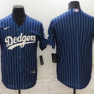Los Angeles Dodgers Blank Navy Cool Base Stitched Jersey