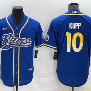 Los Angeles Rams #10 Cooper Kupp Royal Cool Base Stitched Baseball Jersey