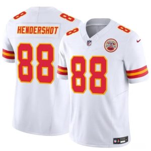 Kansas City Chiefs #88 Peyton Hendershot White 2024 F.U.S.E Vapor Untouchable Limited Stitched Jersey