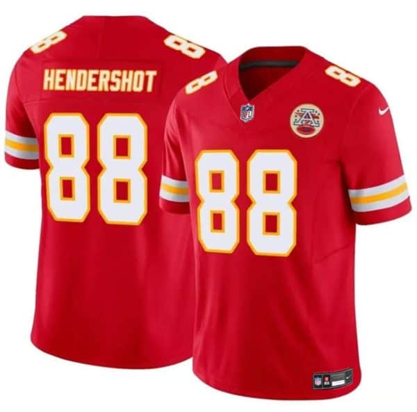Kansas City Chiefs #88 Peyton Hendershot Red 2024 F.U.S.E Vapor Untouchable Limited Stitched Jersey