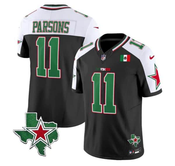 Dallas Cowboys #11 Micah Parsons Black 2024 F.U.S.E. Mexico Alternate Vapor Untouchable Limited Stitched Jersey