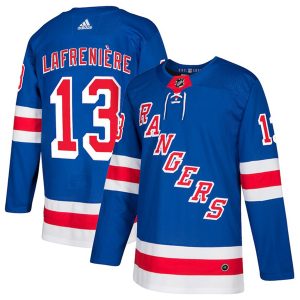 New York Rangers #13 Alexis Lafreni¨¨re Blue Stitched Jersey