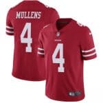 49ers #4 Nick Mullens Team Color Vapor Untouchable Limited Stitched Jersey