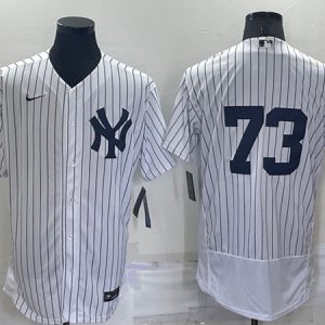 New York Yankees #73 Michael King White Flex Base Stitched Baseball Jersey