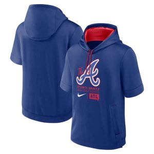 Atlanta Braves Royal City Connect Short Sleeve Pullover Hoodie