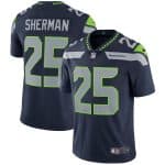 Seattle Seahawks #25 Richard Sherman Nike College Navy Vapor Untouchable Limited Stitched Jersey