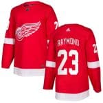 Detroit Red Wings #23 Lucas Raymond Red Stitched Jersey