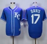 Royals #17 Wade Davis Blue Alternate 2 New Cool Base Stitched Jersey