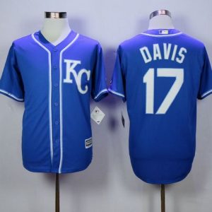 Royals #17 Wade Davis Blue Alternate 2 New Cool Base Stitched Jersey
