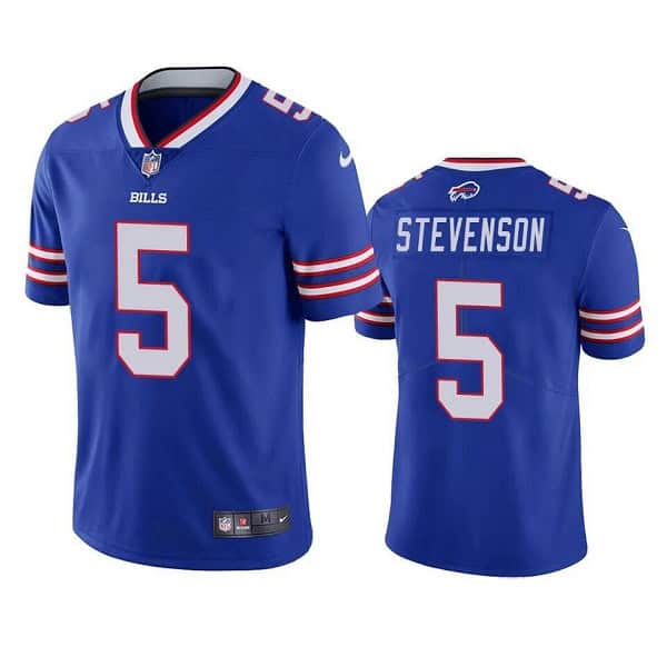 Buffalo Bills #5 Marquez Stevenson Royal Vapor Untouchable Limited Stitched Jersey