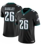 Philadelphia Eagles #26 Saquon Barkley Black 2024 New F.U.S.E. Vapor Untouchable Limited Stitched Jersey