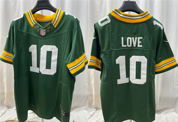 Green Bay Packers #10 Jordan Love Green 2023 F.U.S.E. Limited Stitched Jersey