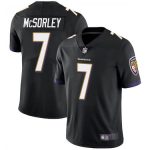 Baltimore Ravens #7 Trace McSorley Black Vapor Untouchable Limited Jersey