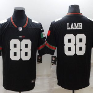 Dallas Cowboys #88 CeeDee Lamb Black Mexico Stitched Jersey