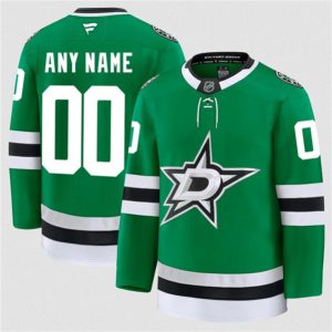Dallas Stars Custom Green 2024-25 Home Stitched Jersey