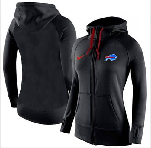 Nike Buffalo Bills Full-Zip Performance Hoodie Black