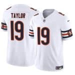 Chicago Bears #19 Tory Taylor White 2023 F.U.S.E. Vapor Stitched Jersey