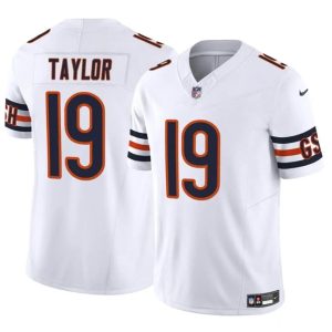 Chicago Bears #19 Tory Taylor White 2023 F.U.S.E. Vapor Stitched Jersey