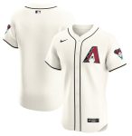 Arizona Diamondbacks Cream 2024 Alternate Vapor Premier Elite Patch Flex Base Stitched Jersey