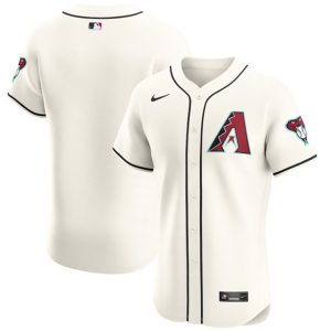 Arizona Diamondbacks Cream 2024 Alternate Vapor Premier Elite Patch Flex Base Stitched Jersey