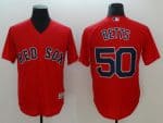Boston Red Sox #50 Mookie Betts Red Cool Base Stitched Jersey