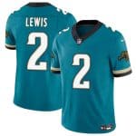 Jacksonville Jaguars #2 Jourdan Lewis Teal 2025 F.U.S.E. Prowler Throwback Vapor Limited Stitched Jersey
