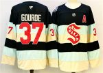 Seattle Kraken #37 Yanni Gourde Deep Sea Blue Winter Classic With A Patch Stitched Jersey