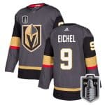 Vegas Golden Knights #9 Jack Eichel Gray 2023 Stanley Cup Final Stitched Jersey