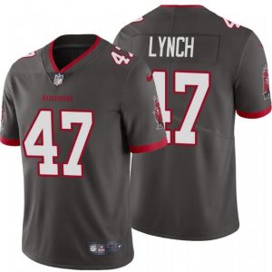 Tampa Bay Buccaneers #47 John Lynch 2020 Grey Vapor Untouchable Limited Stitched Jersey