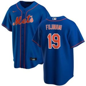 New York Mets #19 Shintaro Fujinami Blue Cool Base Stitched Jersey