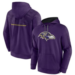 Baltimore Ravens Purple Defender Evo Pullover Hoodie