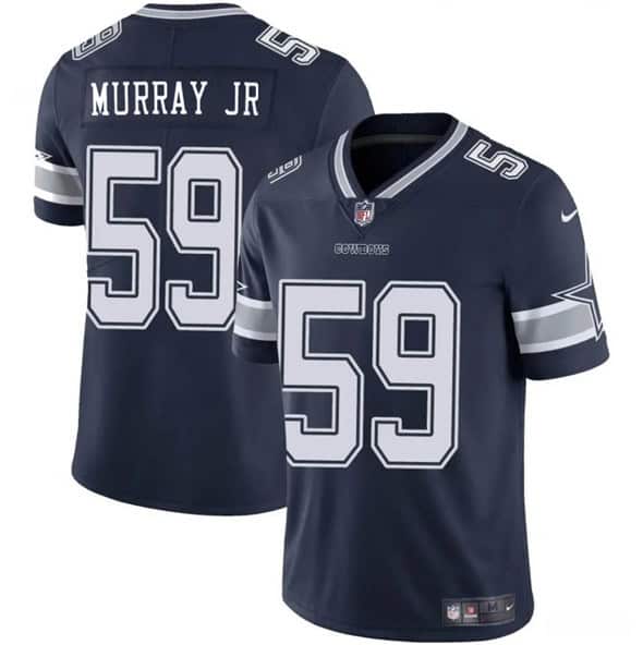 Dallas Cowboys #59 Kenneth Murray Jr. Navy 2025 Vapor Untouchable Limited Stitched Jersey