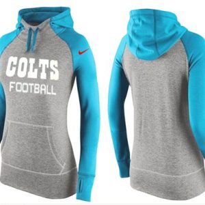 Nike Indianapolis Colts Performance Hoodie Grey Light Blue