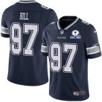 Dallas Cowboys #97 Trysten Hill Navy With Est 1960 Patch Limited Stitched Jersey