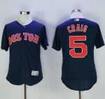 Red Sox #5 Allen Craig Navy Blue Flexbase Authentic Collection Stitched Jersey