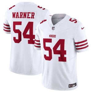 San Francisco 49ers #54 Fred Warner White 2023 F.U.S.E. Vapor Untouchable Limited Stitched Jersey