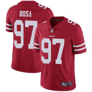 San Francisco 49ers #97 Nick Bosa Red Vapor Untouchable Limited Stitched Jersey