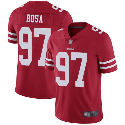 San Francisco 49ers #97 Nick Bosa Red Vapor Untouchable Limited Stitched Jersey