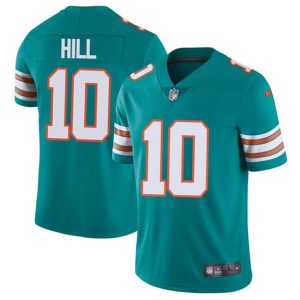 Miami Dolphins #10 Tyreek Hill Aqua Color Rush Limited Stitched Football Jersey