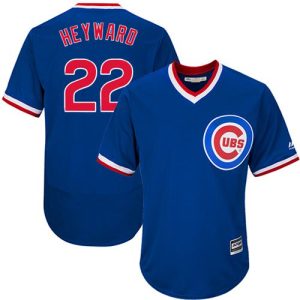 Cubs #22 Jason Heyward Blue Flexbase Authentic Collection Cooperstown Stitched Jersey