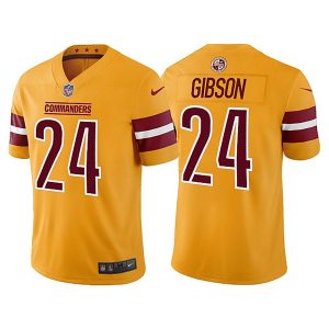 Washington Commanders #24 Antonio Gibson Gold Vapor Untouchable Stitched Football Jersey