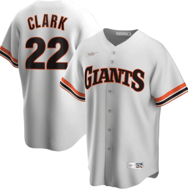 San Francisco Giants White #22 Will Clark Cool Base Stitched Jersey