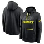 Kansas City Chiefs Black Volt Pullover Hoodie
