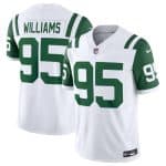 New York Jets #95 Quinnen Williams White Classic Alternate Vapor F.U.S.E. Limited Stitched Jersey
