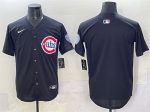 Chicago Cubs Blank Black Limited Stitched Jersey