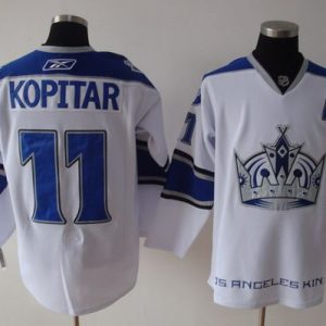 Kings #11 Anze Kopitar White Stitched Jersey
